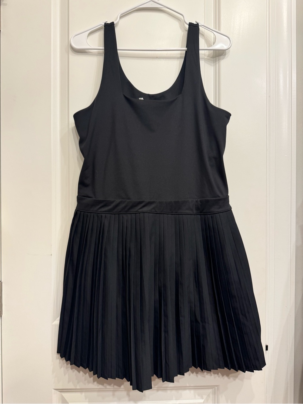 all in motion Black Pleated Mini Dress